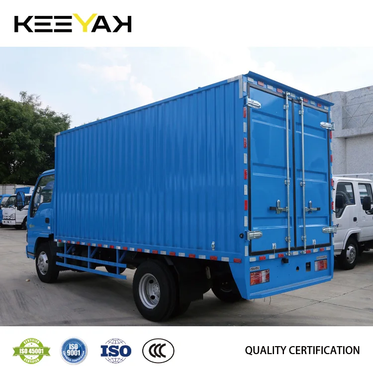 Brand New ISUZU 4*2 Van Small Truck 3-5T Load Capacity Mini Van Cargo Trucks for Sale