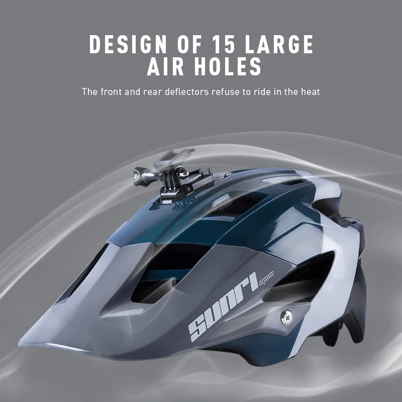 SUNRIMOON cascos para bicicleta bicycle helmet mountain bike helmet with light