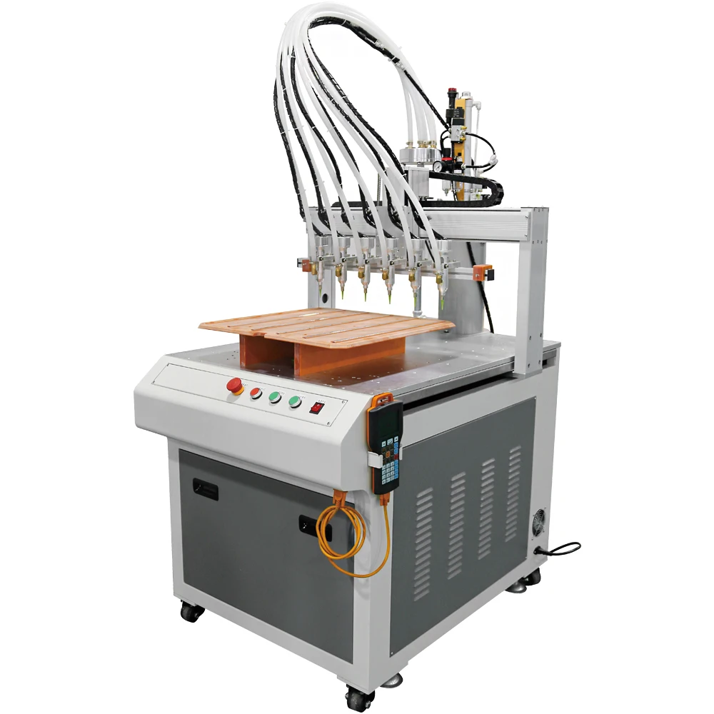 New Panel Light Dispensing Machine Glue Automatic Glue Dispensing Machine Wood Provided Pneumatic Pur Hot Melt Glue Wood Machine