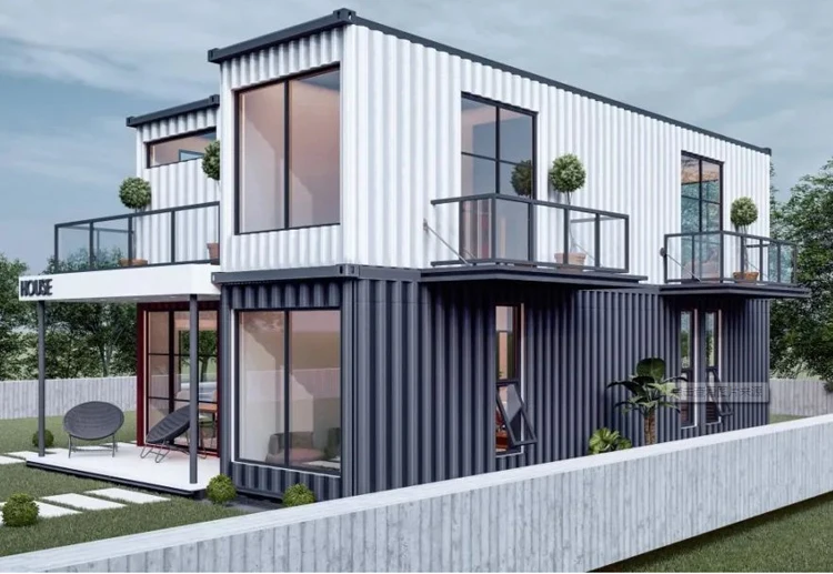 Family living tiny house container house modular expandable container house prefabricated 4 bedroom