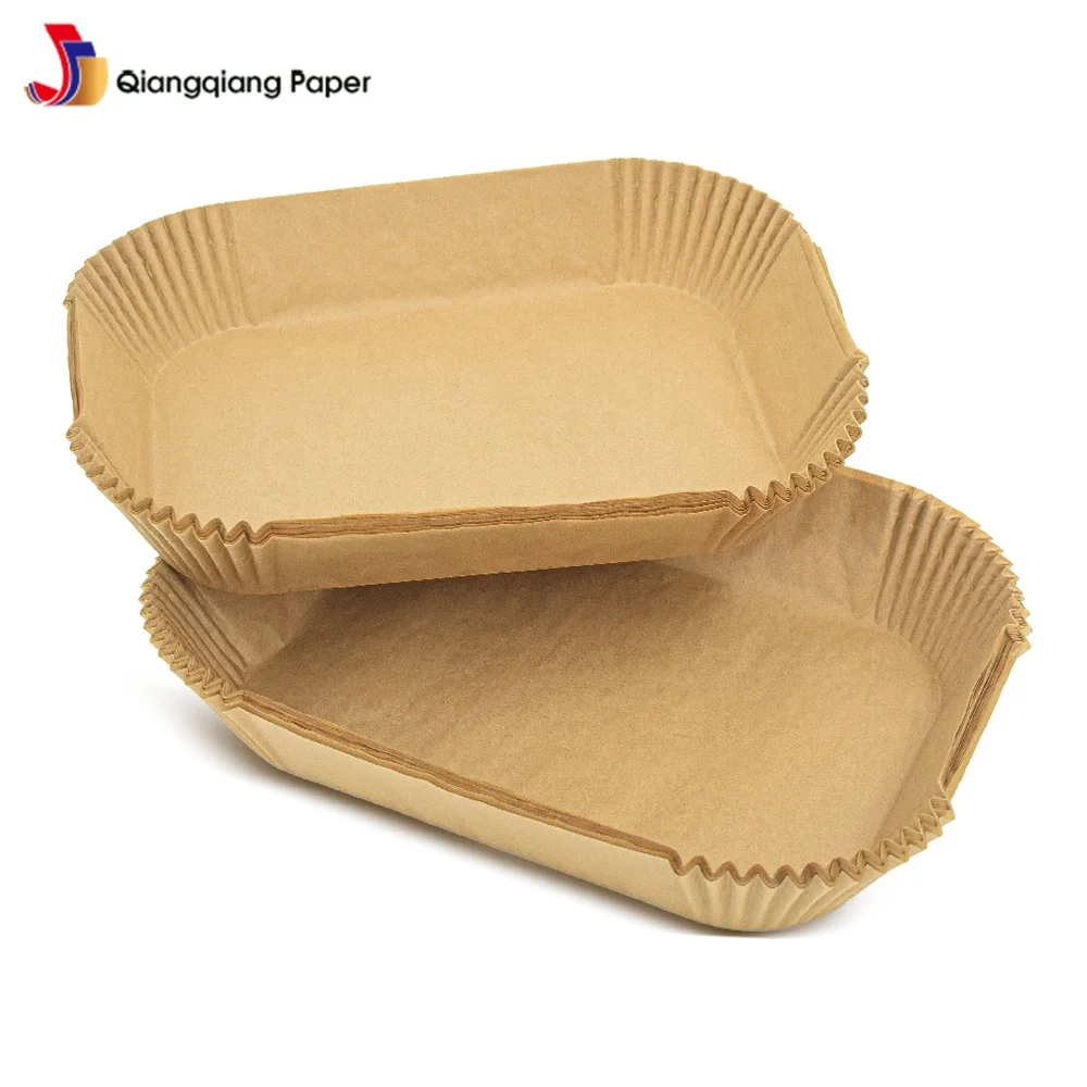 Qiang Qiang paper 22x14cm rectangle air fryer paper,baking paper for air fryer parchment for baking,custom baking paper