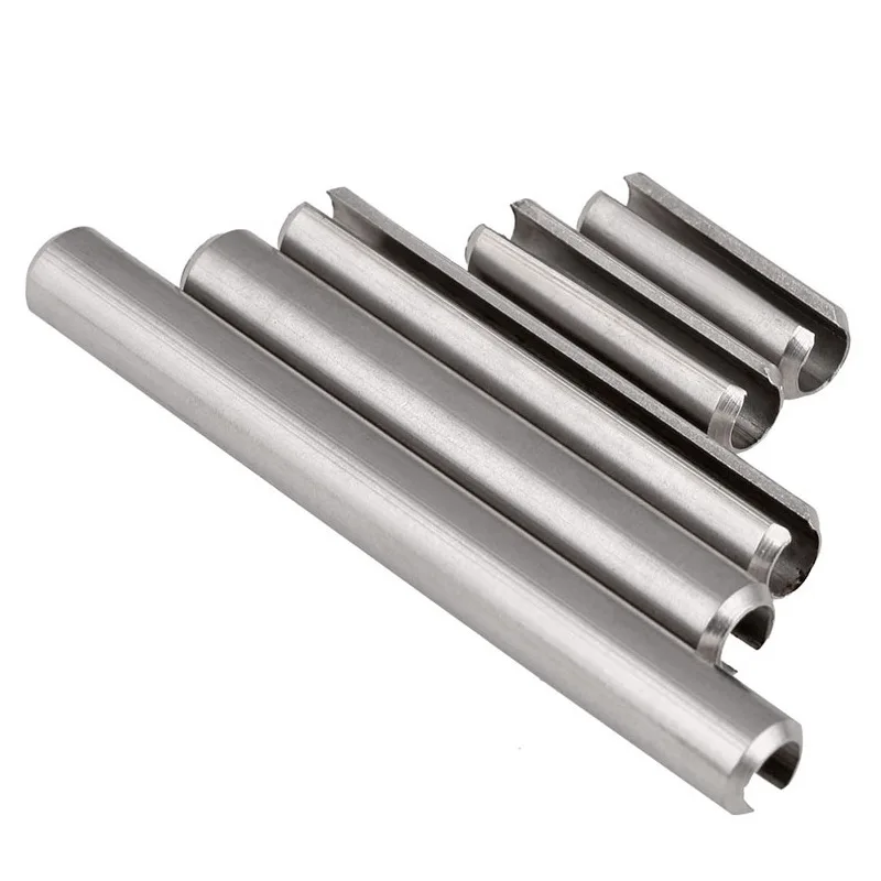 CK Custom Din7346 Stainless Steel Slotted Spring Pin Straight Split Locating Pin Dowel Pin