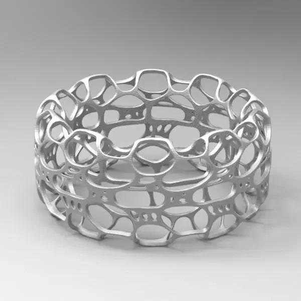 OEM SLA 3D Resin Ring Rapid Prototyping Jewelry Rings Necklaces Decorations 3D Printing Creative Crafts