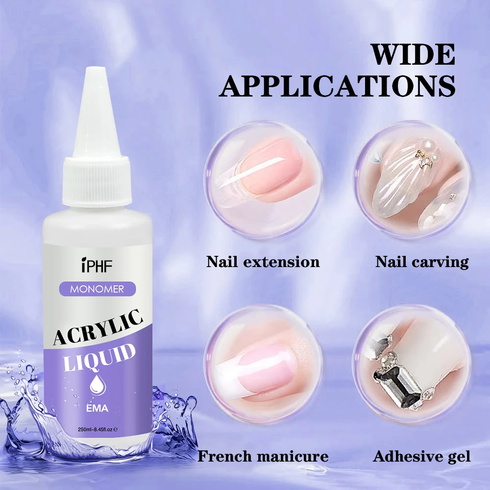 500ml 100% Low Odor Monomer Liquid Acrylic Monomer Liquid Nails Ema Monomer