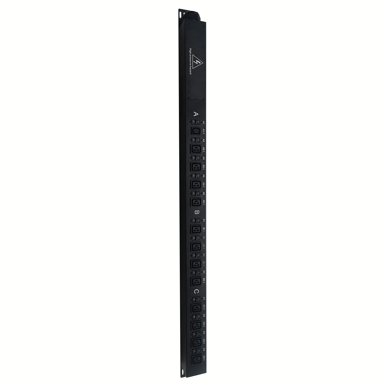 Wholesale Convenient Black Horizontal Installation Sheet Metal 63A Connector 415V Basic Pdu