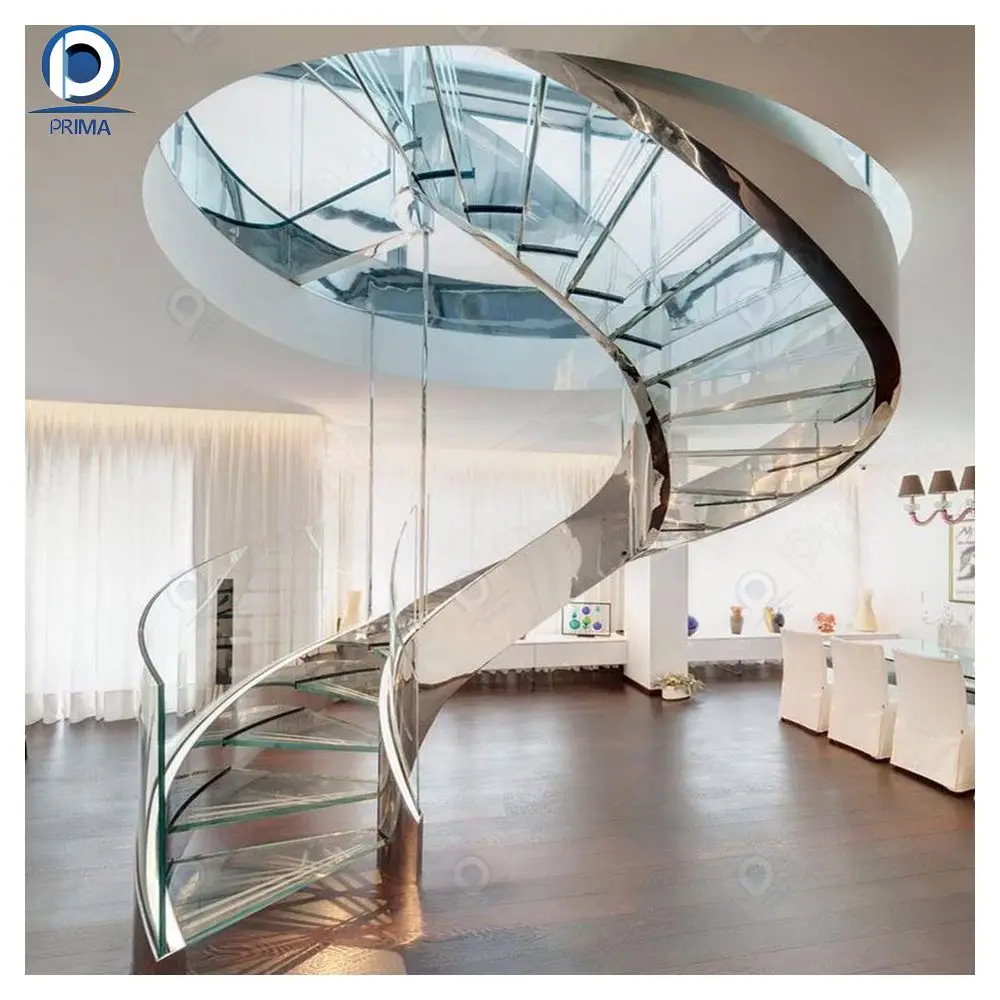 CBDMART Beautifully Crafted Curved Staircases with Tailored Designs for Modern Living and Lasting Durability Staircase