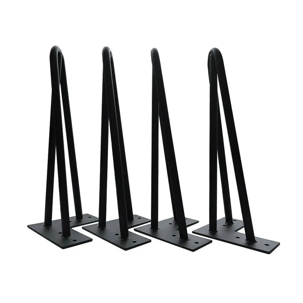 Мебельная шпилька для волос для стола, стула и стола, 3 стержня, промышленные кофейные, хромированные, золотые, чугунные, кофейные, обеденные, металлические шпильки для волос, ножки для стола