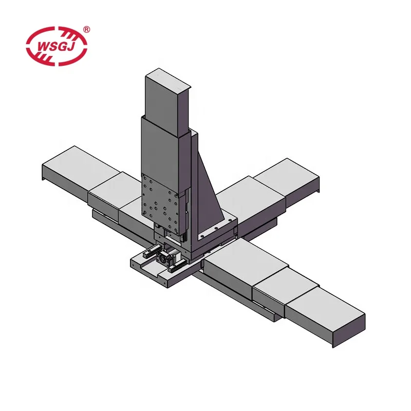 Чугунный прецизионный трехосевой линейный стол xyz cnc с шаговым серводвигателем для станка с ЧПУ