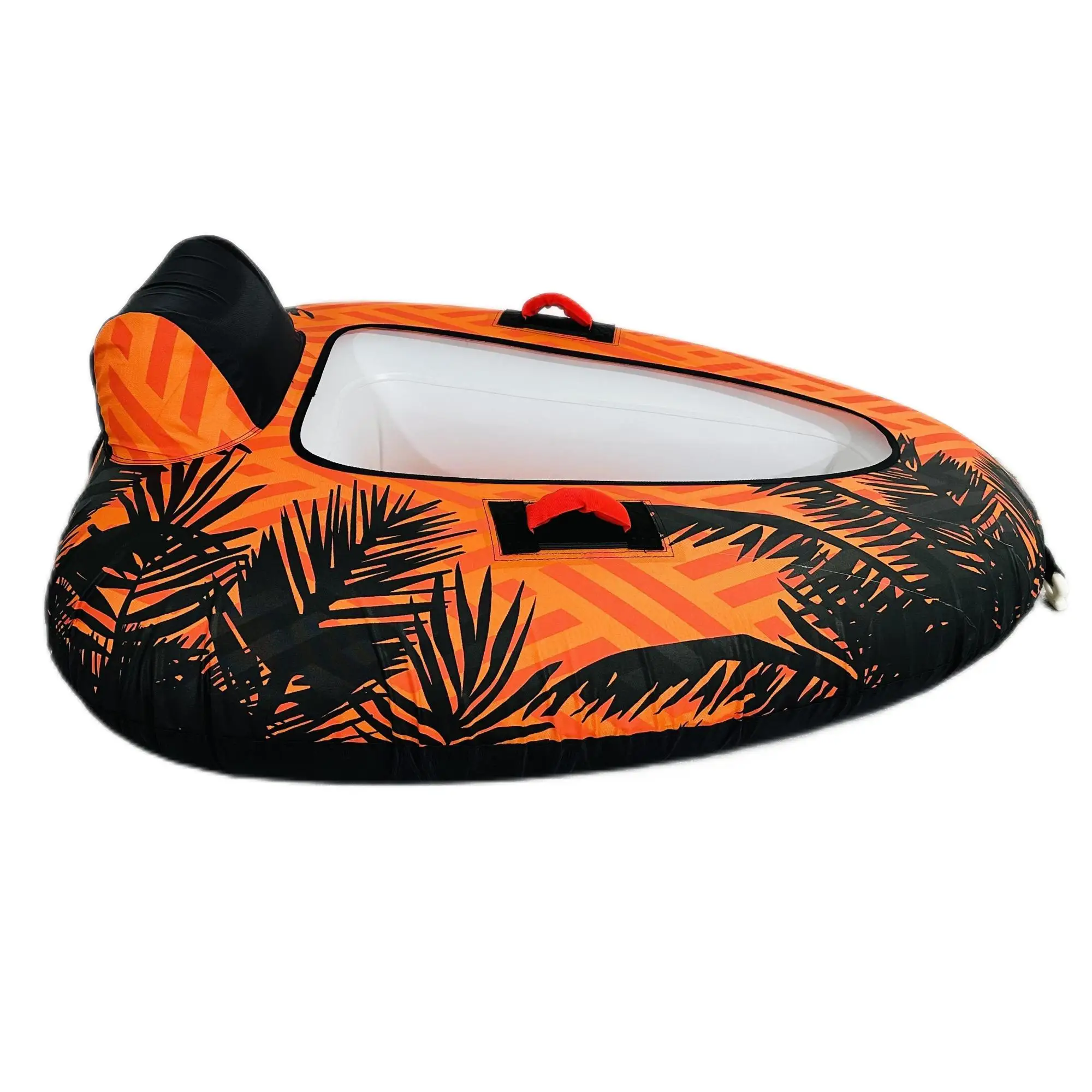 1 Safety inflatable boat tube and tug water sports tug row surf tug tube boat pull pipe