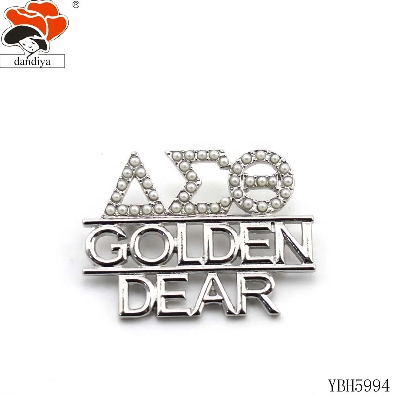 WMS Brooch Greek Sorority &Fraternity products Jewelry custom metal logo pins DELTA SIGMA ZETA BETA NCNW PSI CHI PHI TAU SIGMA