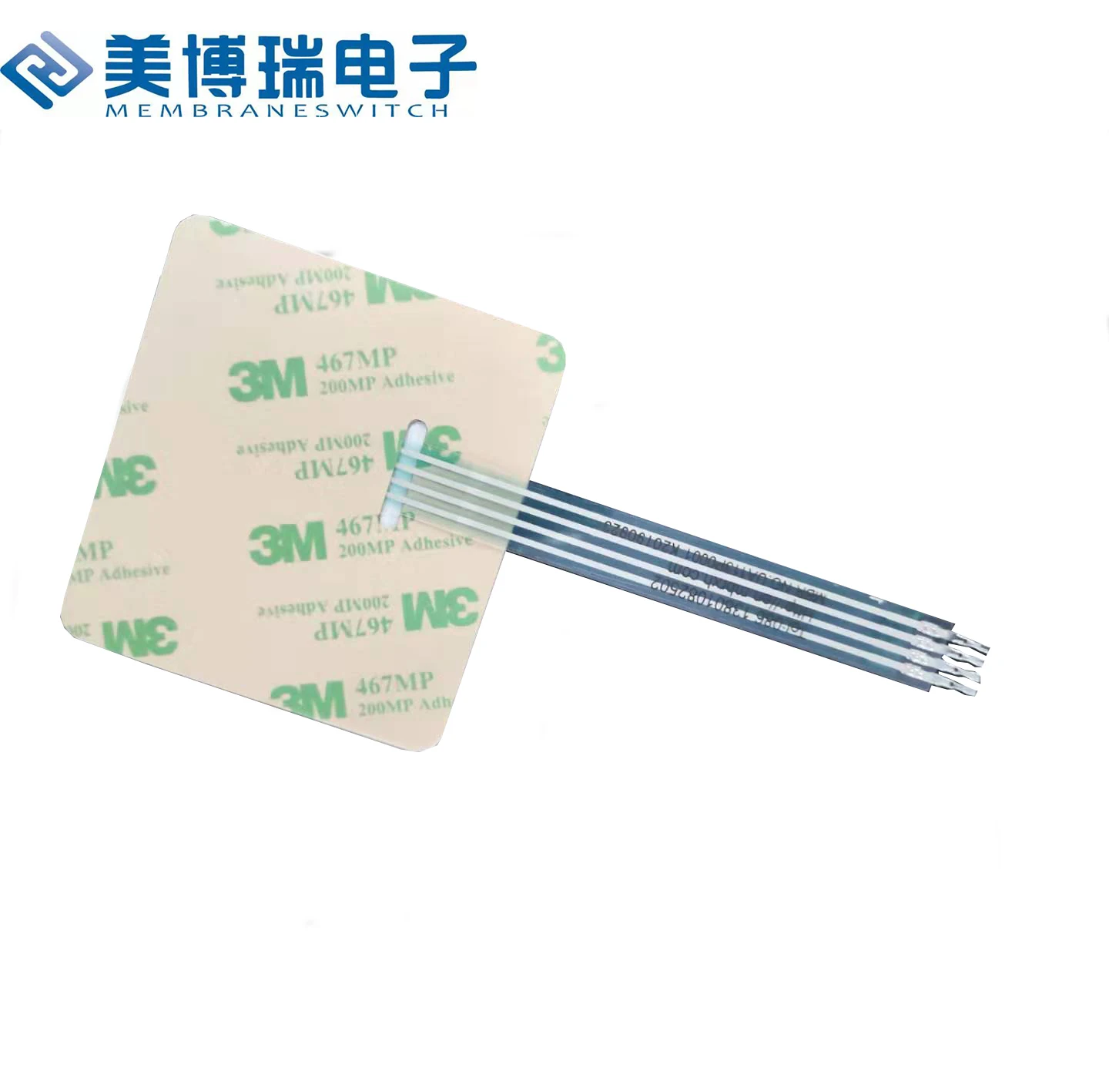 5 Key Membrane Switch 1x5 Matrix Red Yellow Thin Film Button Control Panel Membrane ..