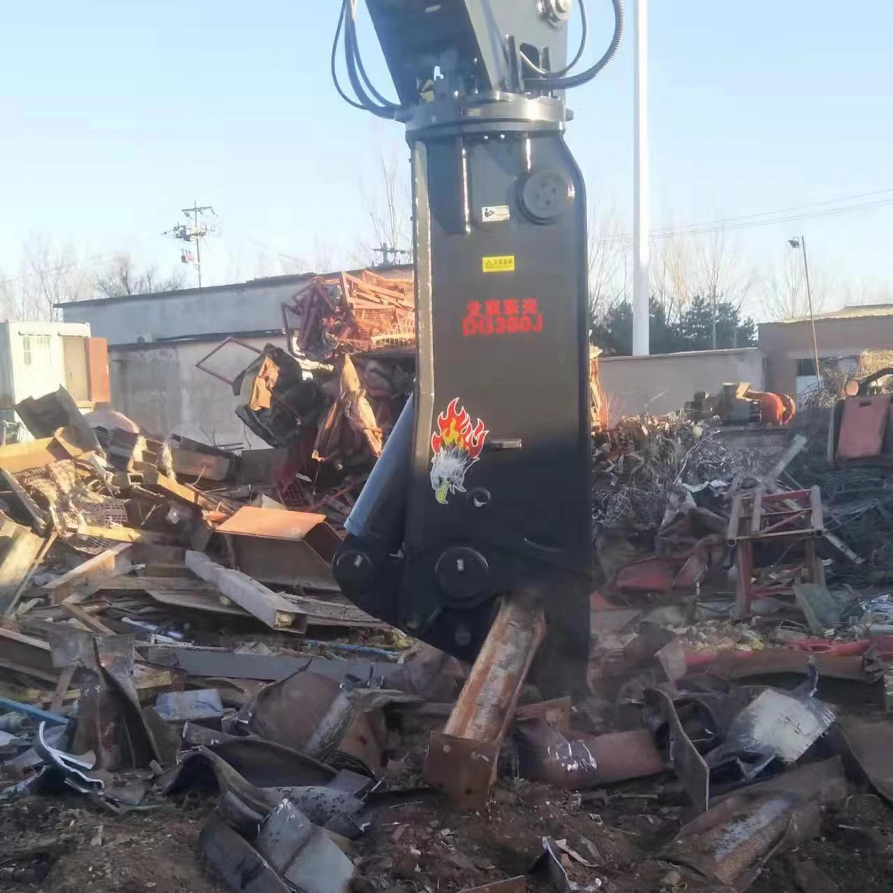 excavator Shear Scrap heavy metal Steel Shears Hydraulic Rotating Scrap Steel Eagle Shear for sale