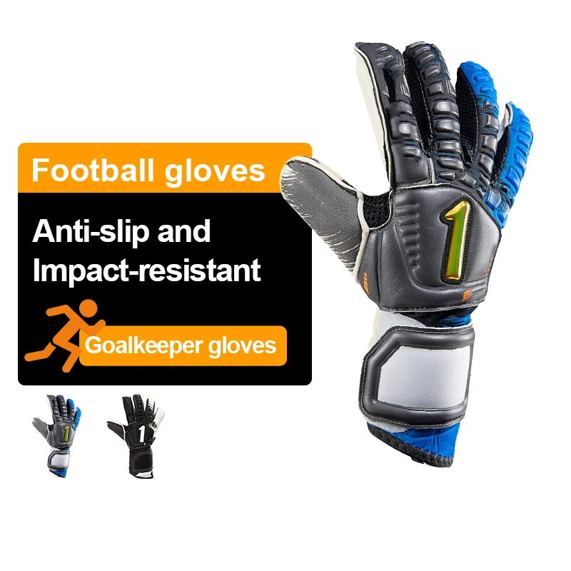 HSD Factory  Cool Design Custom finger gloves protect football doormen football goalkeeper gloves manufacturer Made in China