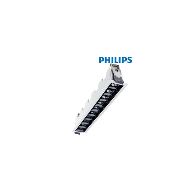PHILIPS RS386B S5 P10 940 PSD-E WB BK GreenSpace Linear Accent Grille Light