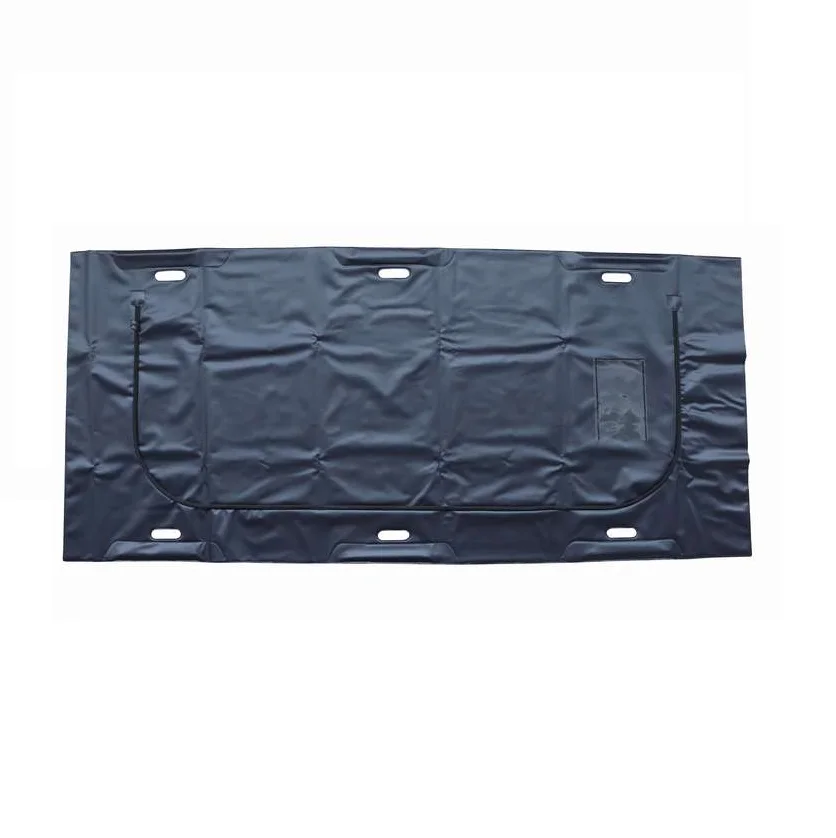 JS-R-BG-04 Wood Body Bag Cheap PVC PEVA Coroner Colorful Finish for Adult Cremation