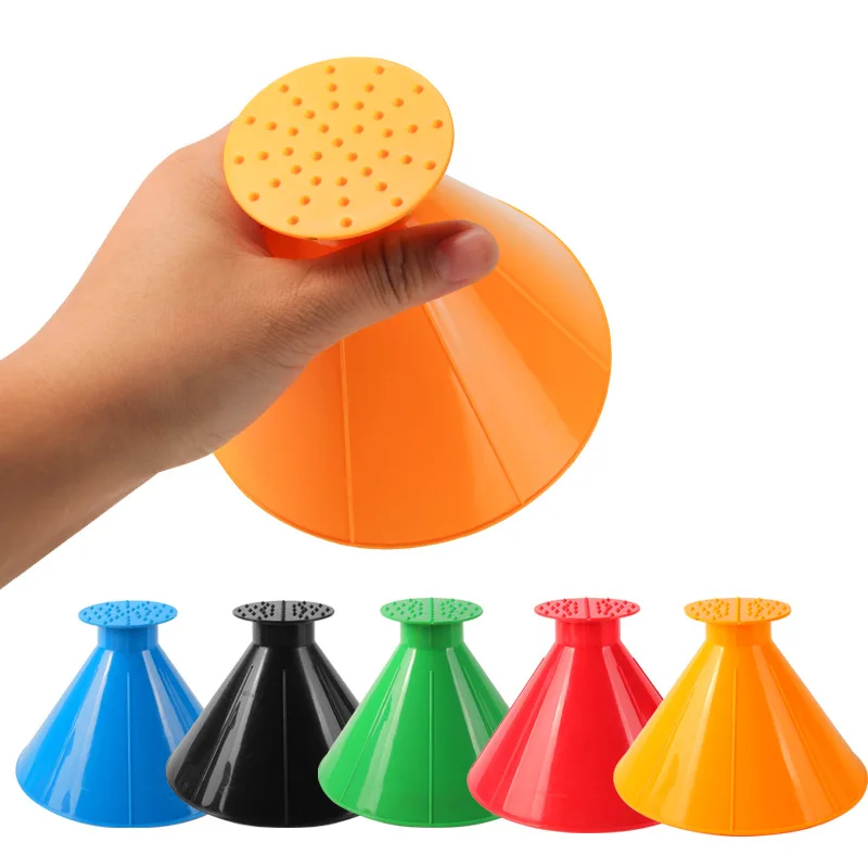 High Quality Snow Removal Ice Scraper Windshield Tool For Snow Removal Cone Shaped Winter Tool Ice Scraper For Car