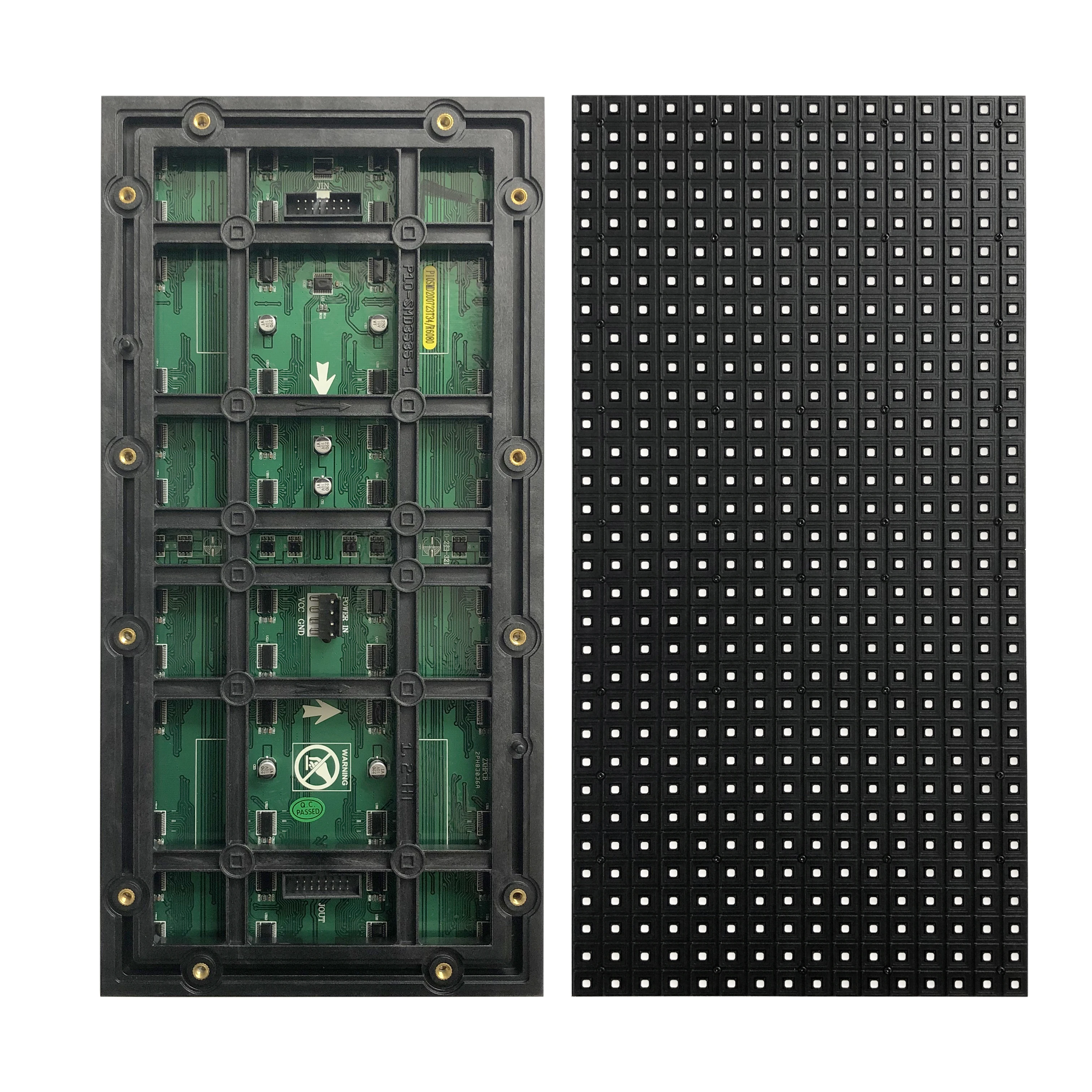 320 мм * 160 Открытый P10 RGB светодиодный модуль с контроллером карты