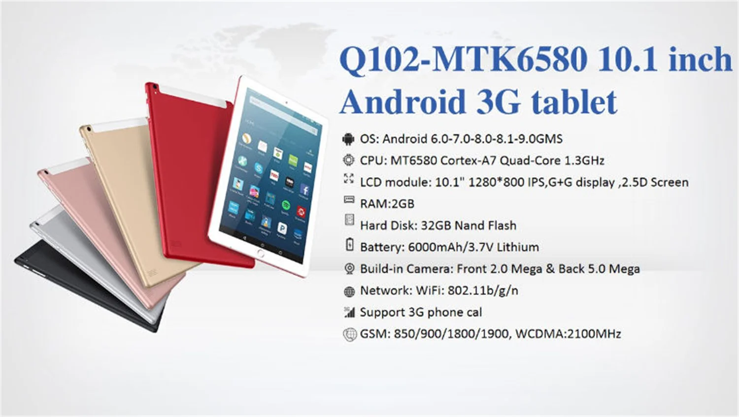 factory cheap 10 Inch tablet Android 7.0 phone 1280*800 IPS 10 inch 2g/16g MTK6580 / MTK6582 for kids and education