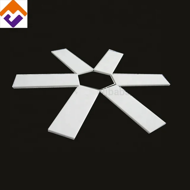 OEM Laser Drilling Porous Thin 96% al2o3 Alumina Ceramic Plate