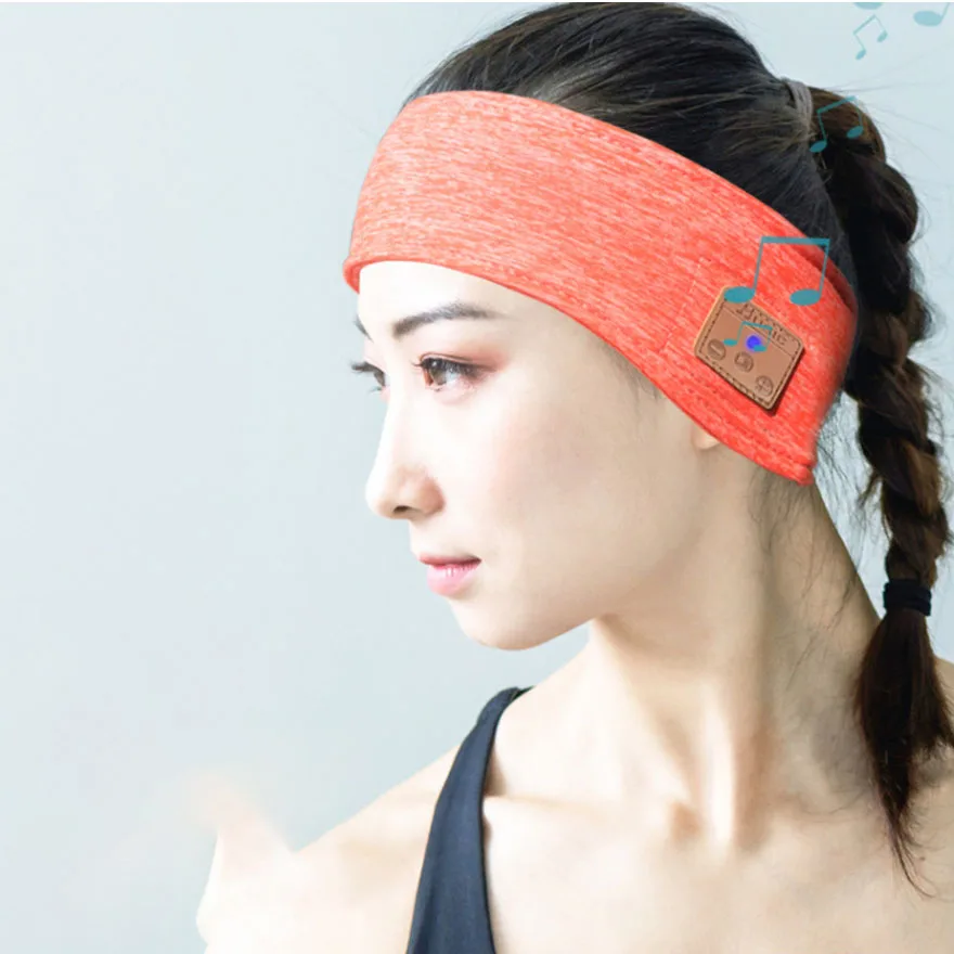 Bluetooth спортивная повязка на голову с индивидуальным логотипом тканевая влагостойкая легко