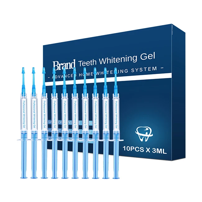 FD, одобренный водорода Стоматологическое отбеливание зубов гель шприц OEM 5 мл перекиси карбамида 22% гель для отбеливания зубов
