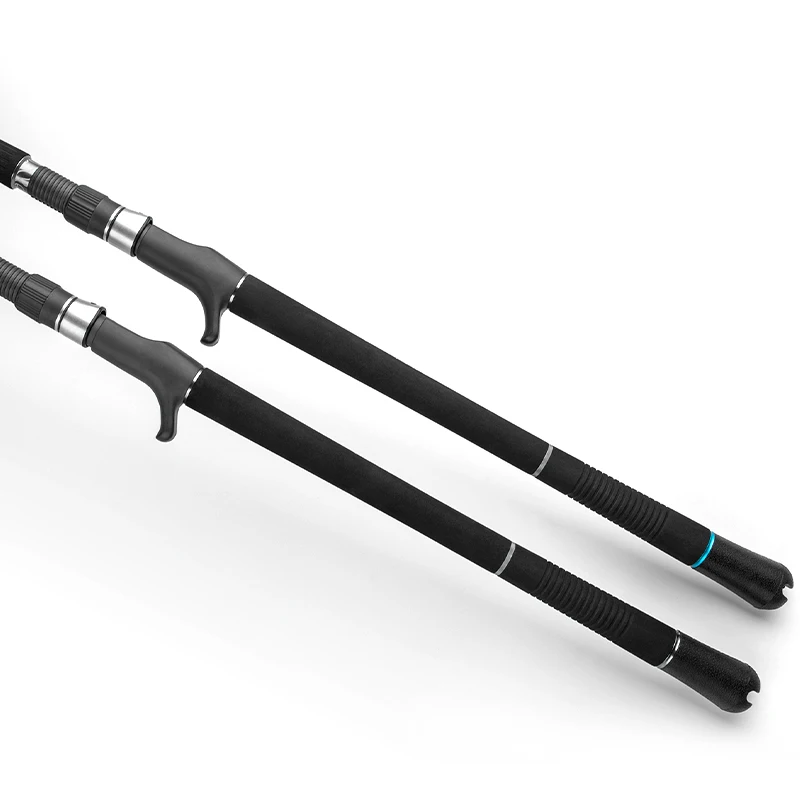 Ecooda ECBJ Cyan Blue Series Fuji Jigging Rod Spinning and Overhead jigging Full Carbon Rod Blank Fishing Jigging Rod Sea