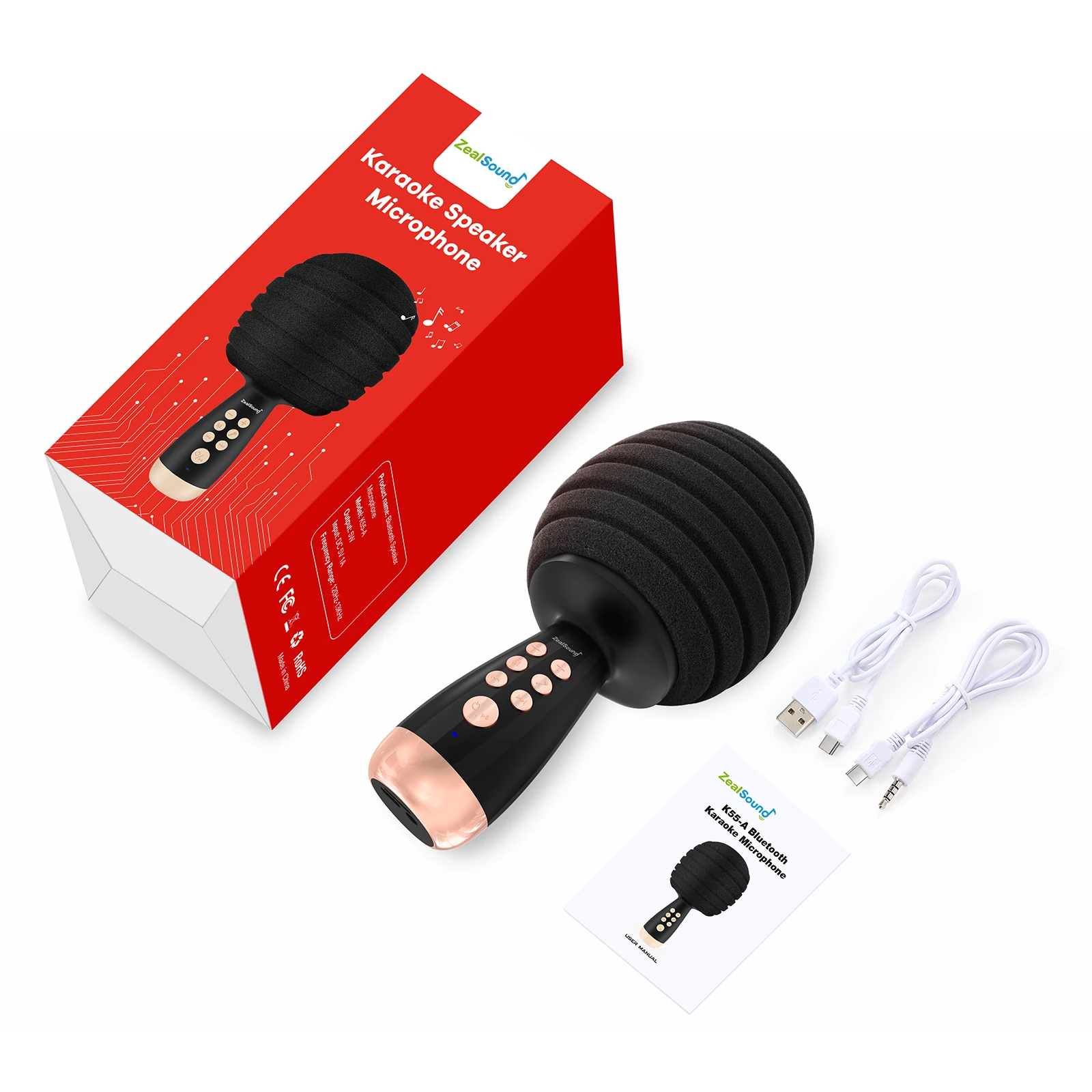 Toys Wireless Karaoke Microphone Ktv Speaker Portable Professional Usb Mic For Kids Festival Gift Phone Mike