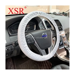 Waterproof disposable LDPE plastic large size car large steer wheel cover for truck