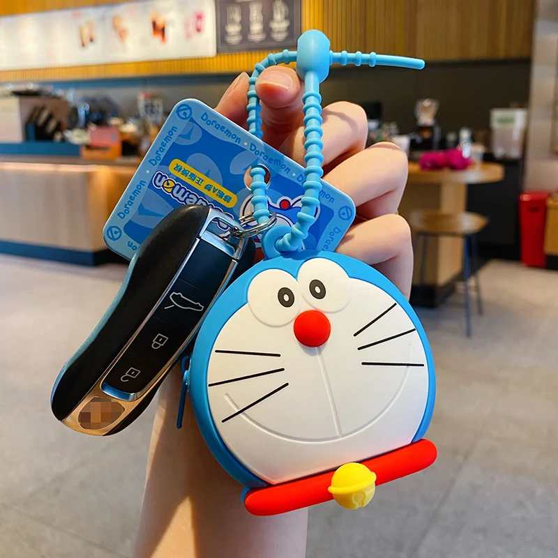 Baimao высококачественный Аниме Doraemon аниме кошелек ПВХ ключ кулон корпоративный рекламный подарок