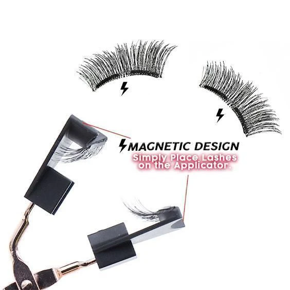 New Style Private Label Customized Mirror Boxes No Glue 8D Quantum Magnetic Eyelash Partner