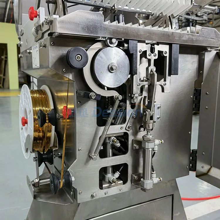 Semi-automatic cable Winding and tying machine Wire Twist Tie Machine cable coil bundling equipment