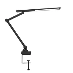 USB Swing Arm Folding Rechargeable Reading Light Led Desk Lamp With Clamp Dimmable Clip-on Working Table Lamp For Computer