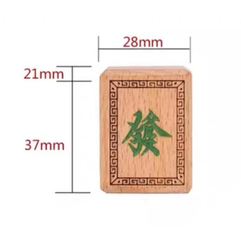 Hong Kong Luxury Mahjong Set Sandalwood Wood Mahjong Gift Box Nautical Style Painted Mahjong Set