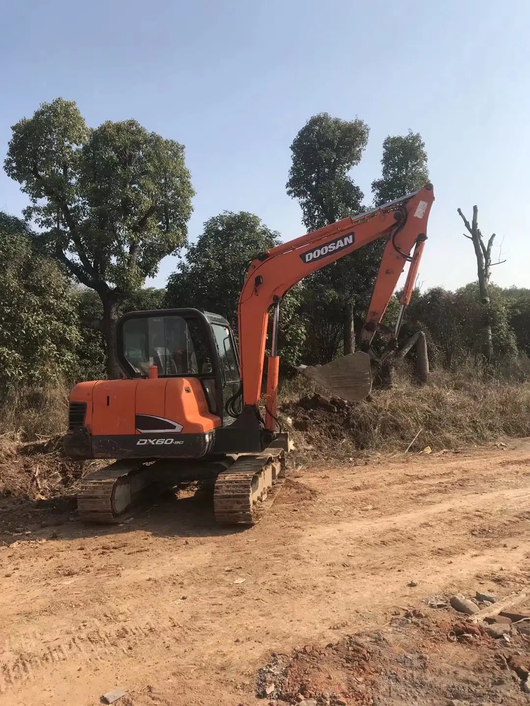Low Fuel Consumption Used 6 Ton Excavator Doosan DX 60 For Sale