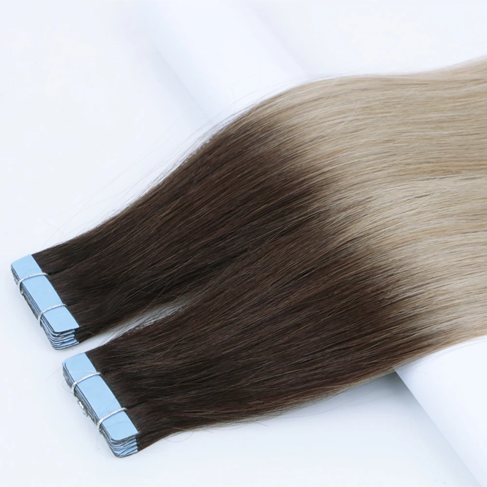 Wholesale Russian Remy Tape Hair Extensions Double Drawn Tape In Hair Extensions Virgin Human Hair Extension