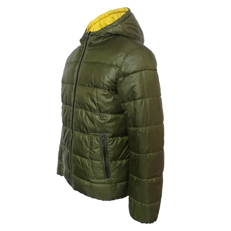 
Custom lightweight sports winter bomber down ladies padded reversible jackets 