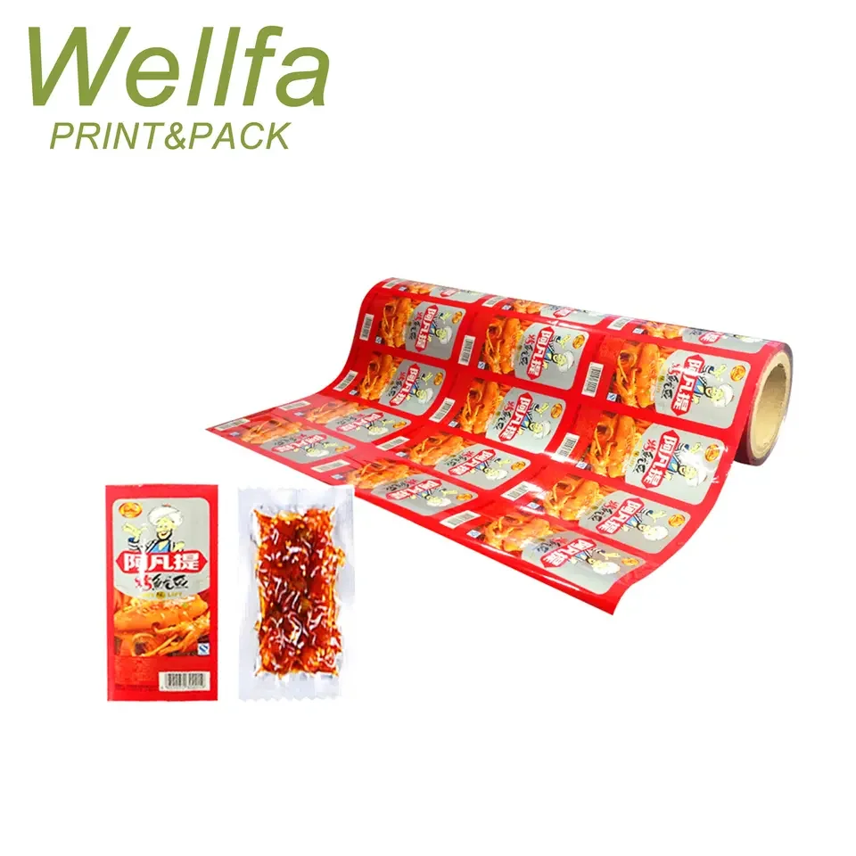 Manufacturer Custom Plastic High Barrier EVOH Nylon Co-extrusion Film Food Meat Storage Vacuum Seal Bag Rolls Vacuum Packaging