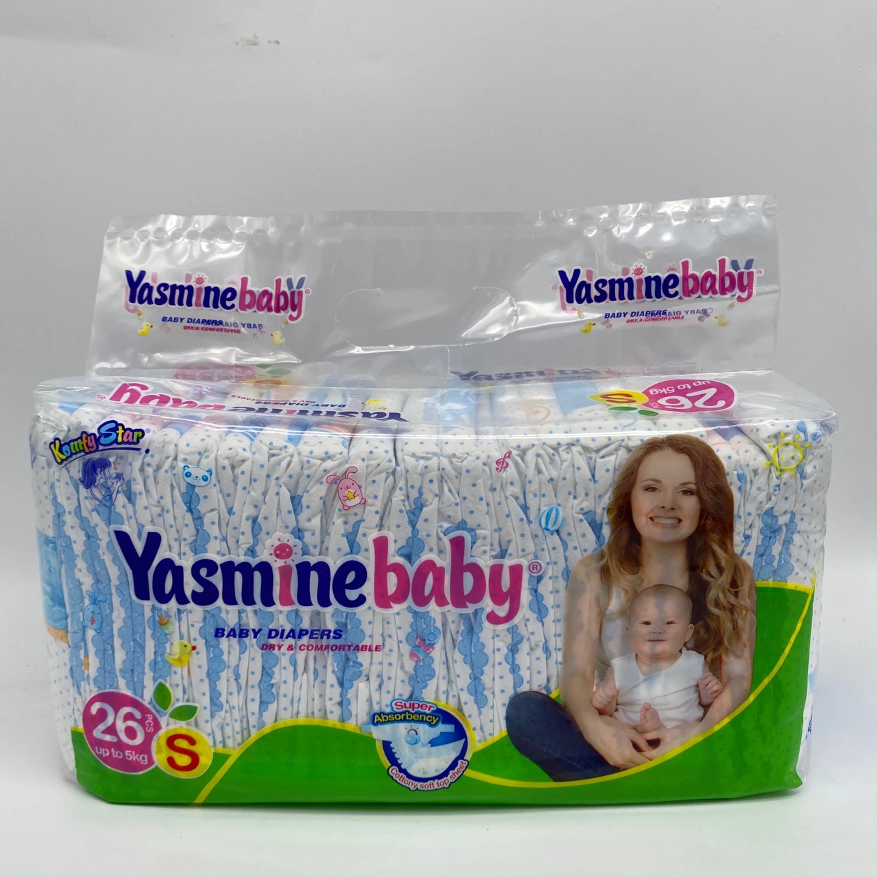custom wholesale SAP super absorbing Couche Diapers Yasminebaby soft breathable diaper nappies for sale