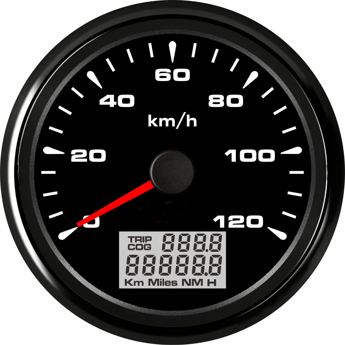 Универсальный GPS-спидометр, одометр, 85 мм, 120 км/ч, 12 В, 24 В