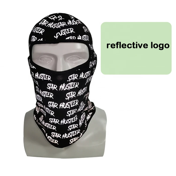 Full Over Reflective Ski Mask Full Face Outdoor Motorcycle Winter Hats Motorcycle Balaclava Cap