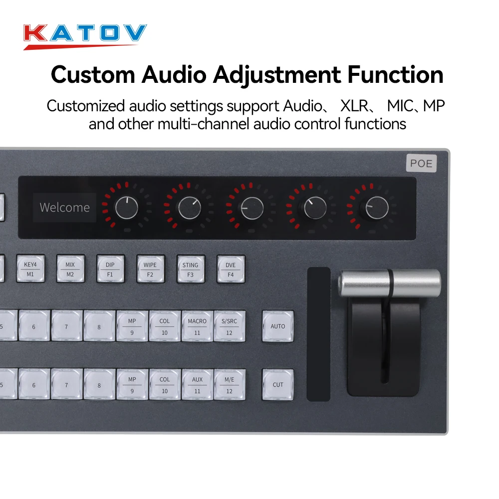 Radio & TV Broadcasting Equipment LAN USB vmix switcherboard control panel blackmagic atem switcher live stream mixer switcher