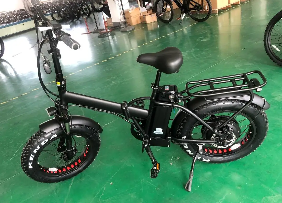 Eu warehouse 1000w 48v electric fat tire bike folding hydraulic disc brake high quality 2022