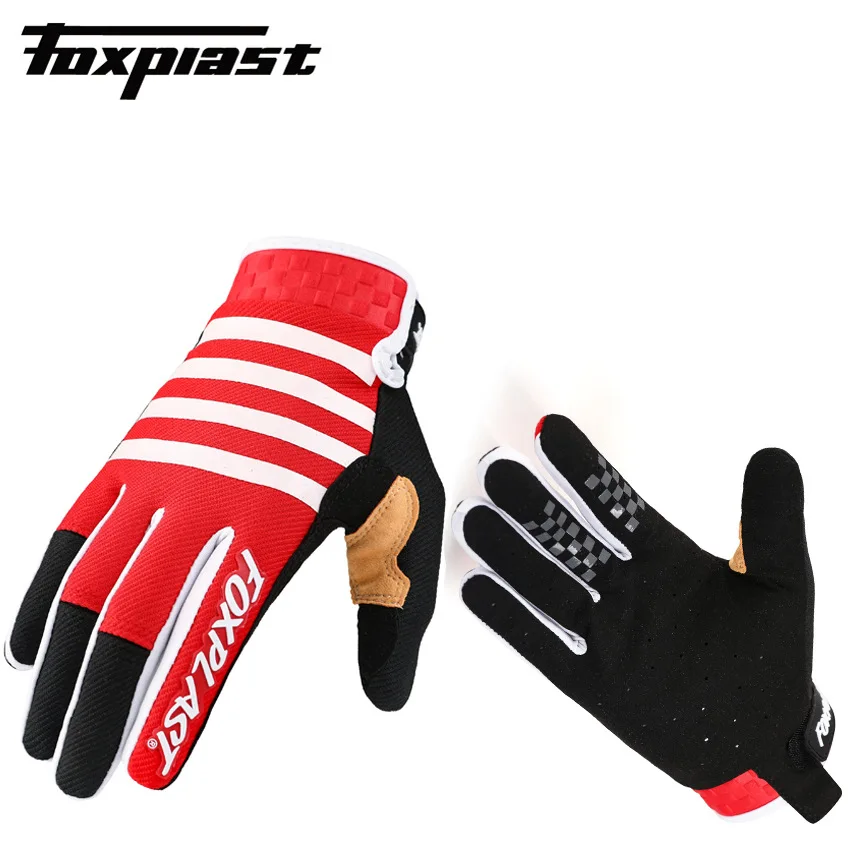 MX Motocross Gloves Customn ATV MTB BMX Dirt Bike Motorcycle Racing Gloves Full Finger Women Men Riding Cycling Sports