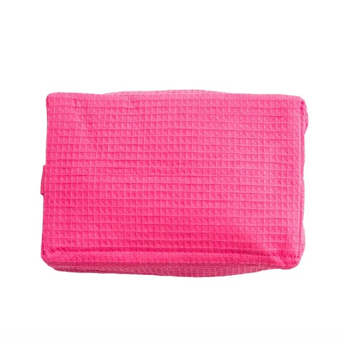 Custom Logo Personal zippered Makeup Bag Luxury Large Cosmetic Pouch