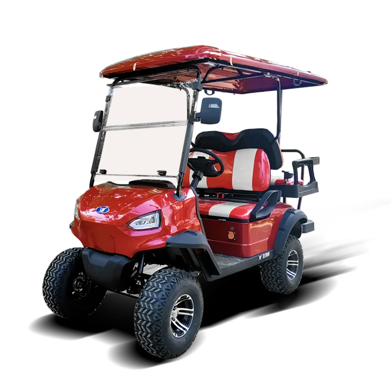 Electric Hunting Buggy for Sale Electric Golf Carts with Folded Seat 2+2 Seat Golf Buggy Golf Cart