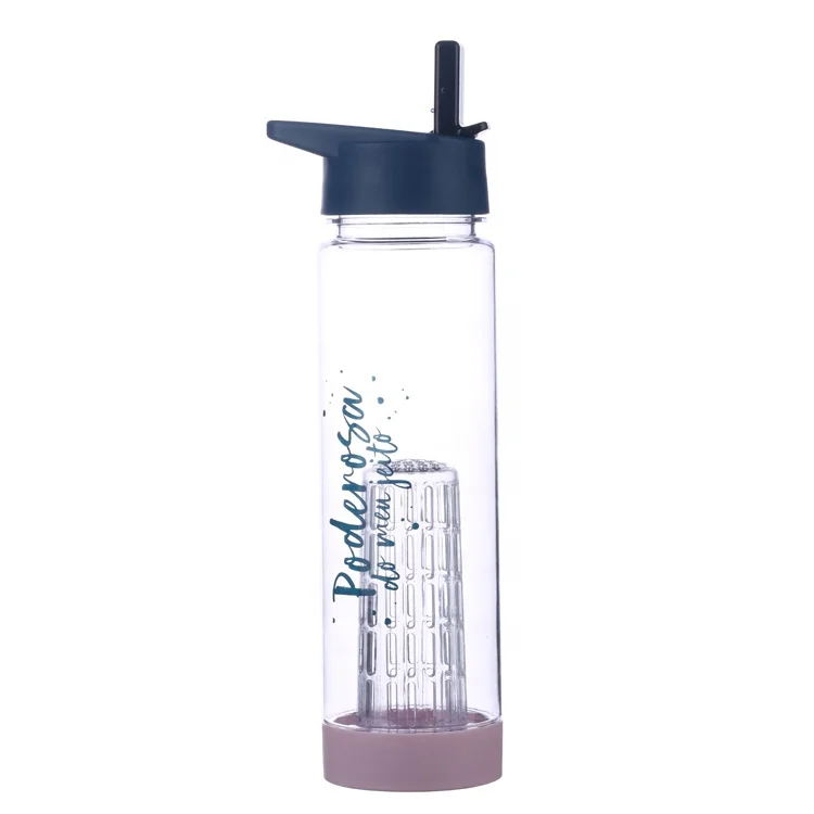 700ml Bpa Free Plastic Fruit Infuser Juice Water Bottle For Kids School
