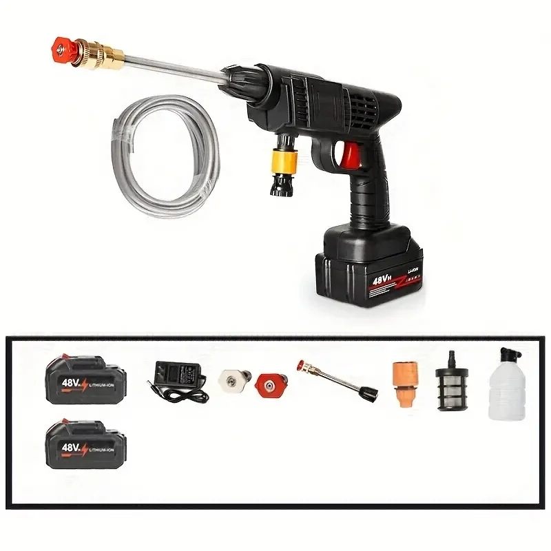 Portable Car Care Washing Rechargeable High Voltage Lithium Battery Car Wash pressure washer Machine Car Washer