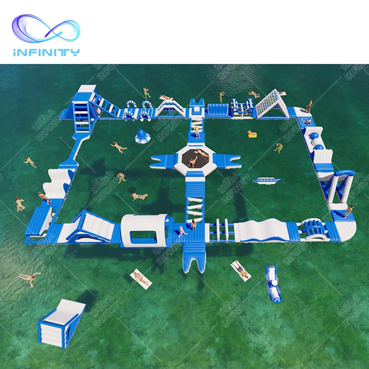 Summer Inflatable Sea Water Park Inflatable Obstacle Plays Inflatable Water Park For Children