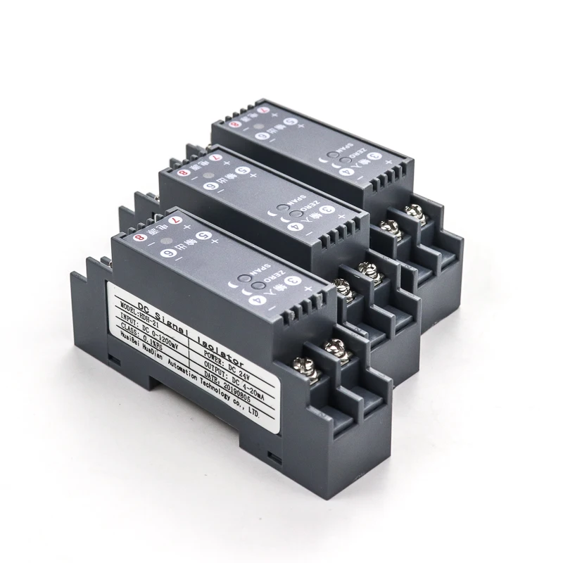 3 way signal isolator analog signal isolated transmitter 4 20ma input signal converter isolator