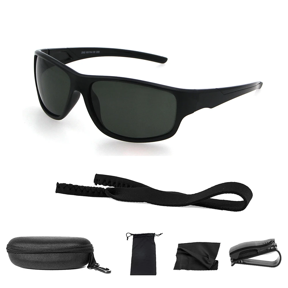 Retro Classic Mens TR Frames Sports Cycling Polarized Shades Sunglasses Sun Glasses Anti Uv400 Protect Polarized Sunglasses Men